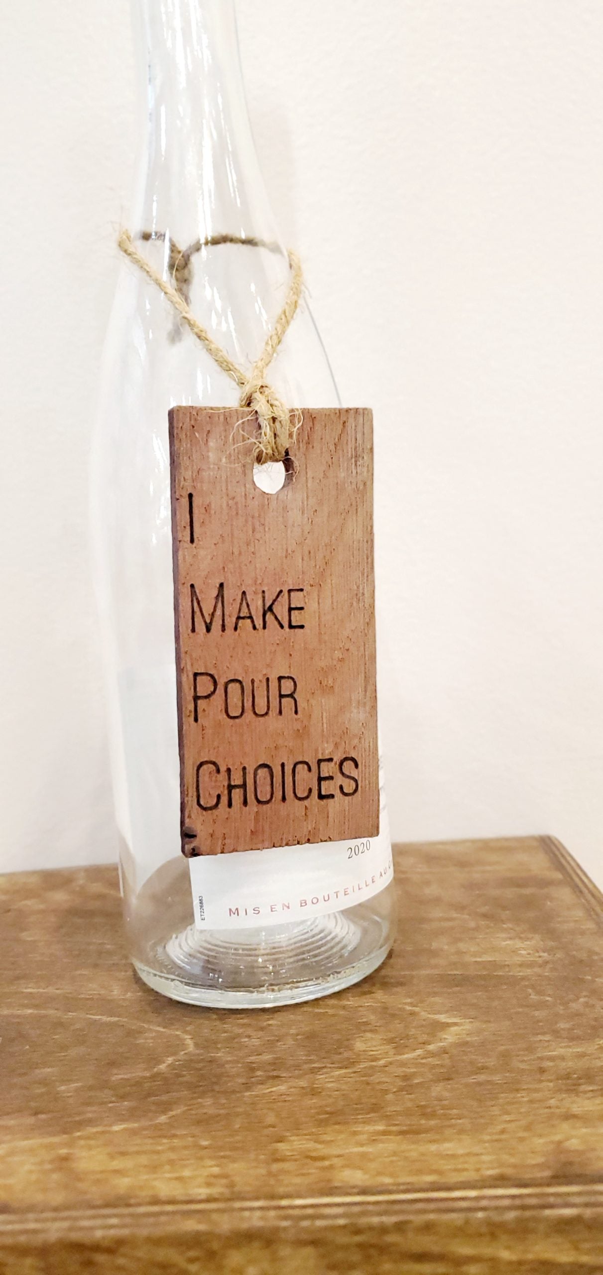 Wine-Stained Bottle Charms
