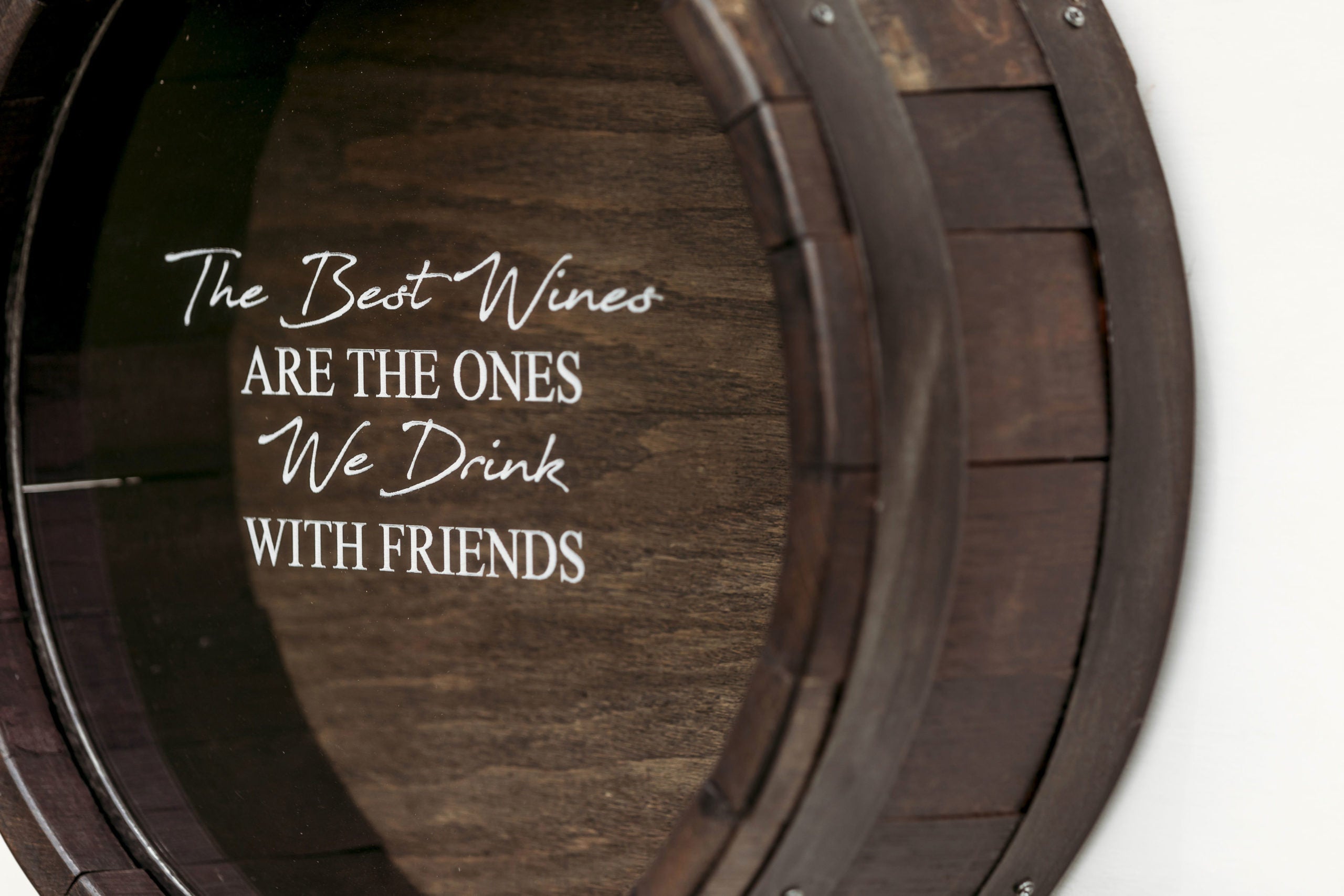 Hand Crafted Wine Barrel Cork Display
